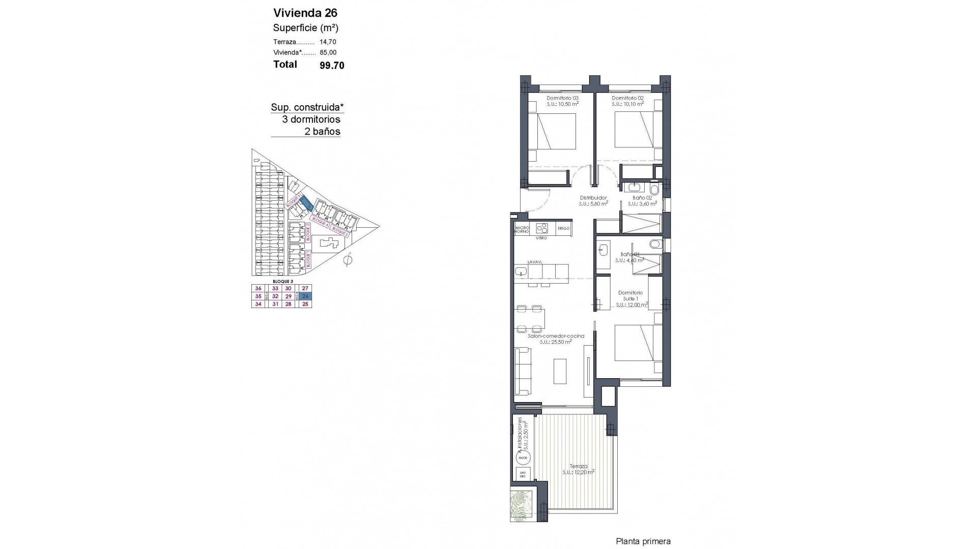 New Build - Apartment - Los Alcazares - Serena Golf