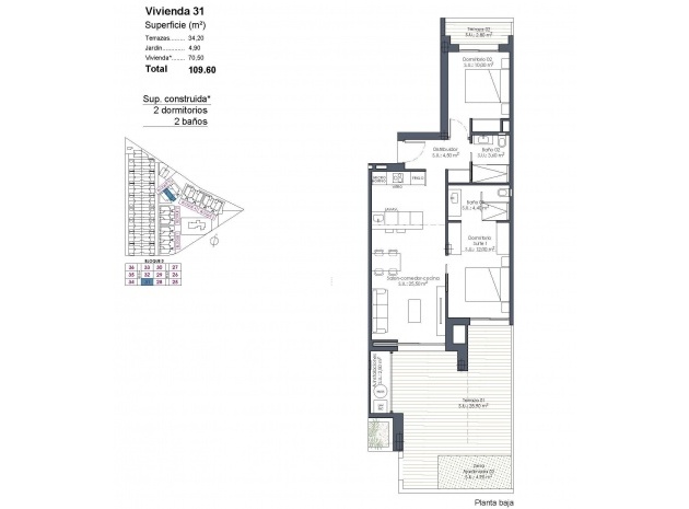 Neubau - Wohnung - Los Alcazares - Serena Golf