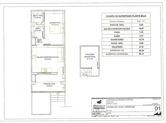 Resale - Bungalow - Ciudad Quesada