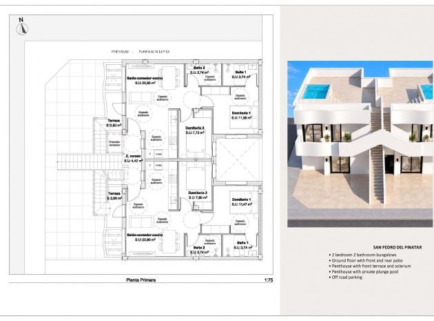 Neubau - Bungalow - San Pedro del Pinatar - Los Peñascos