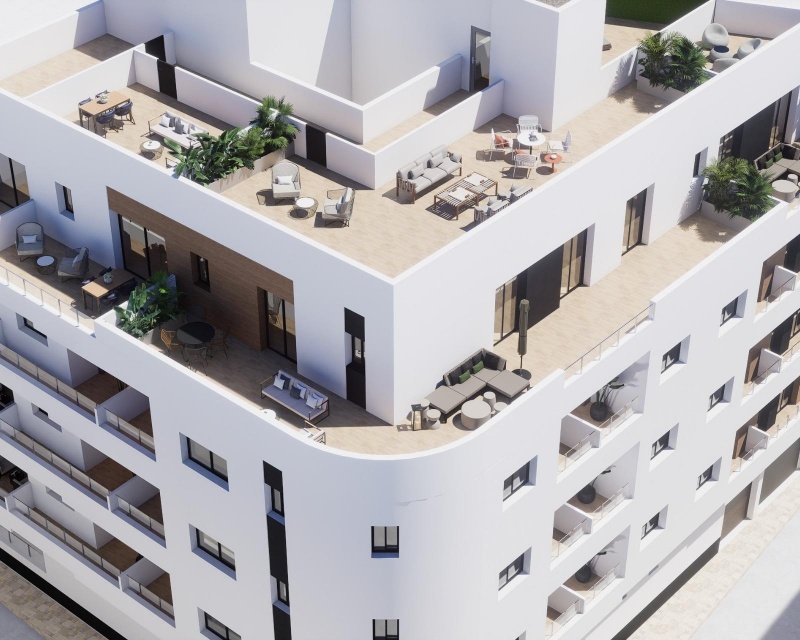 Appartement - Nieuw gebouw - Torrevieja - pueblo