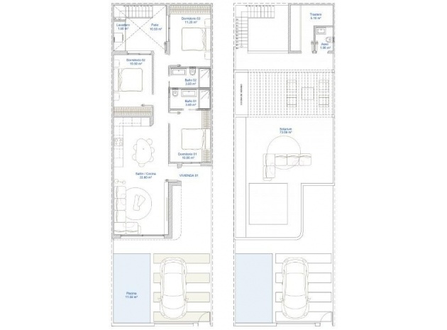 New Build - Townhouse - San Pedro del Pinatar - Pueblo