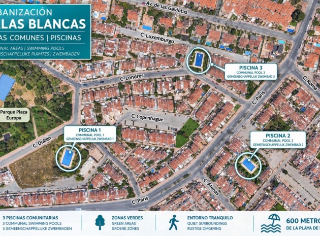 Resale - Townhouse - Torrevieja - Playa De Los Locos