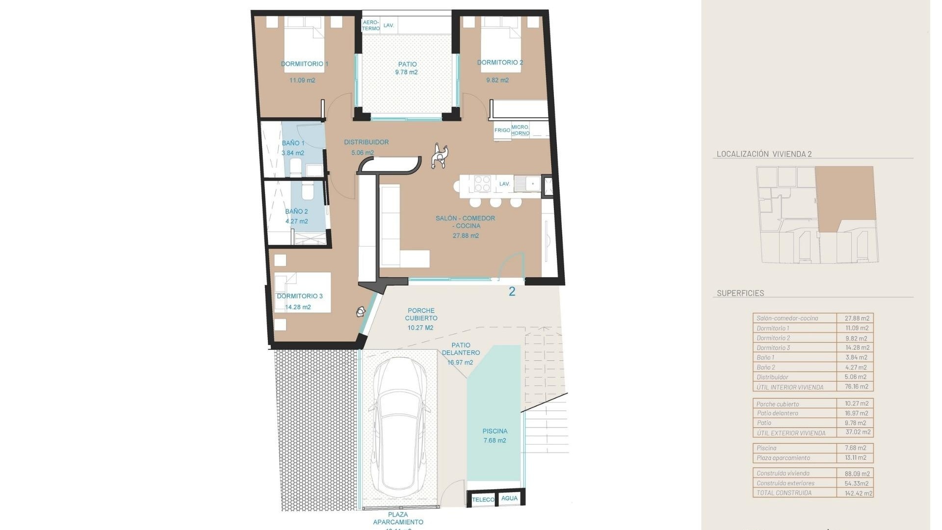 Nybyggnad - Bungalow - San Pedro del Pinatar - Pueblo