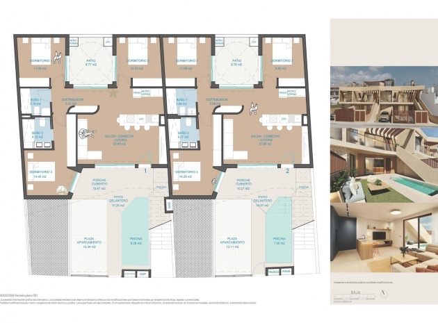 Nybyggnad - Bungalow - San Pedro del Pinatar - Pueblo