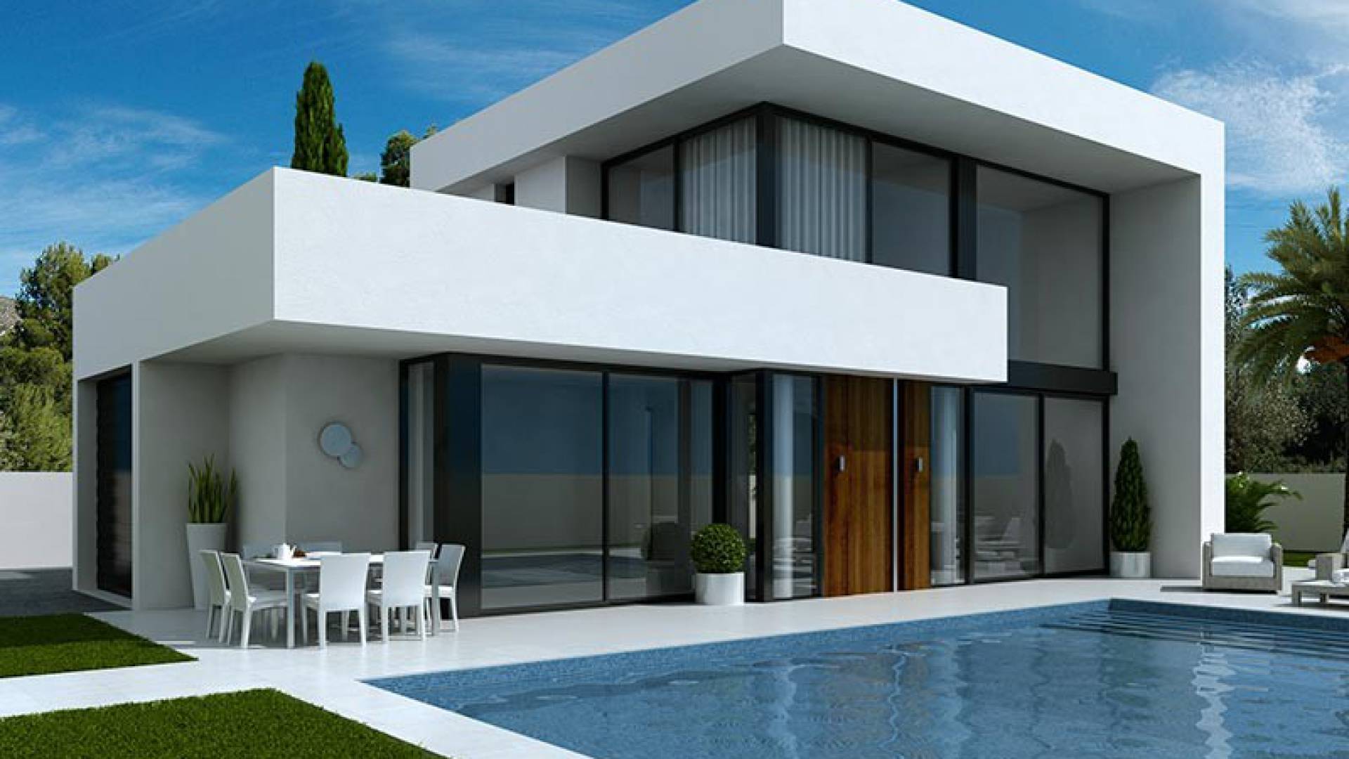 for sale,villas,modern,laguna villas, ciudad quesada,costa,blanca,op018