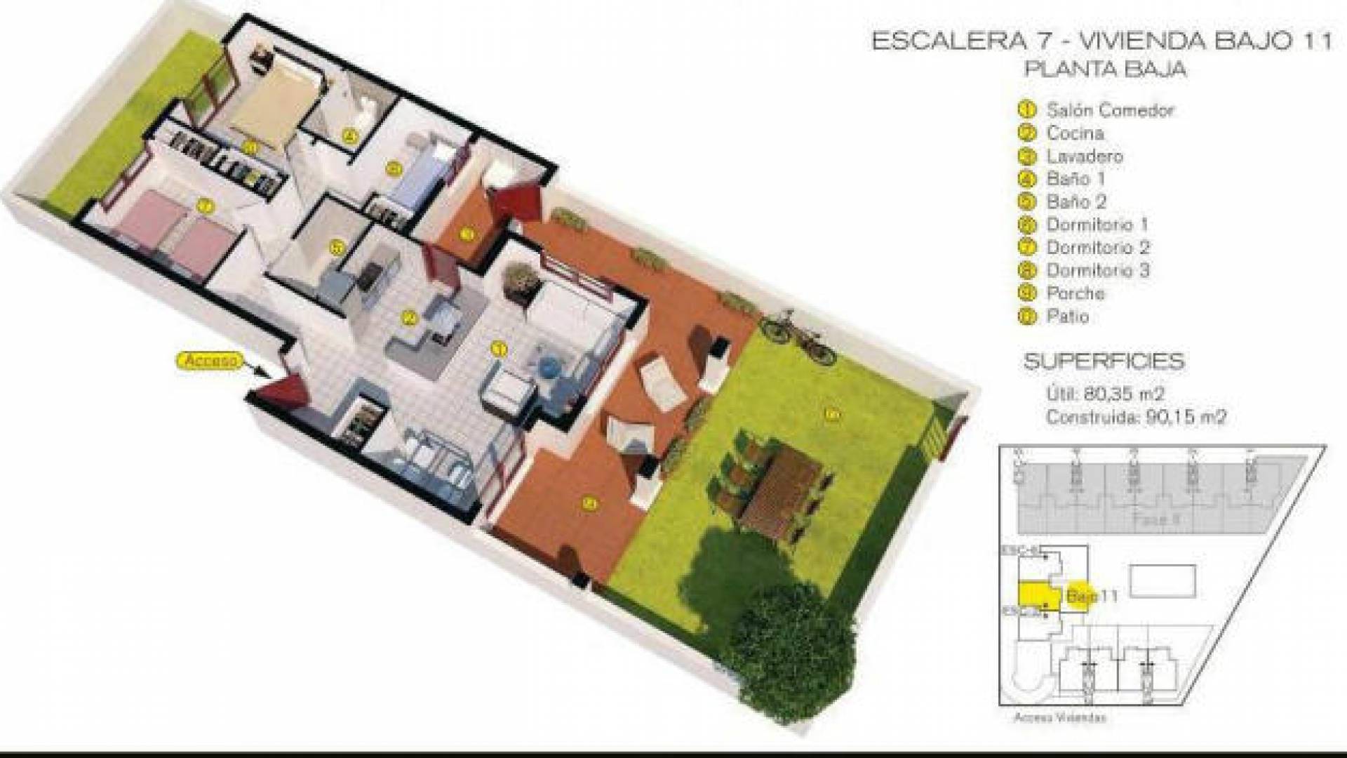 Komplett - Nyckelklar - Lägenhet - Los Alcazares