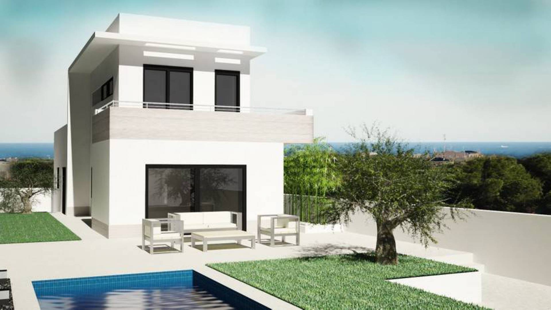 Los-Dolses-new-build-villas-for-sale-3 bedrooms-GARDEN