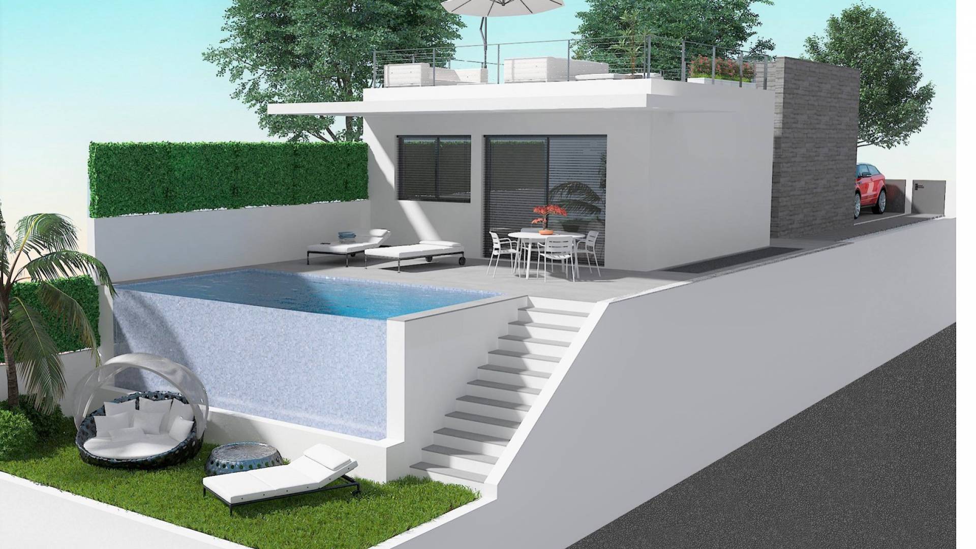 Nieuw gebouw - Villa - San Miguel de Salinas