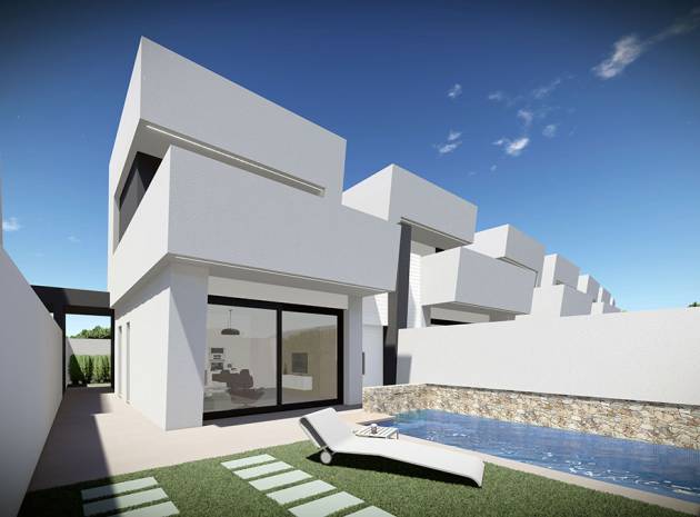 new build detached house for sale in Santiago de la Ribera Costa Calida with private pool