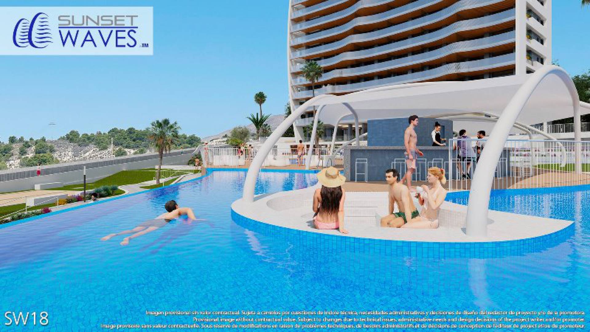 Nieuw gebouw - Appartement - Benidorm - Sunset Waves