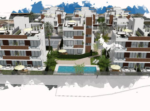 New Build - Apartment - Santiago de la Ribera - Villas Barnuevo