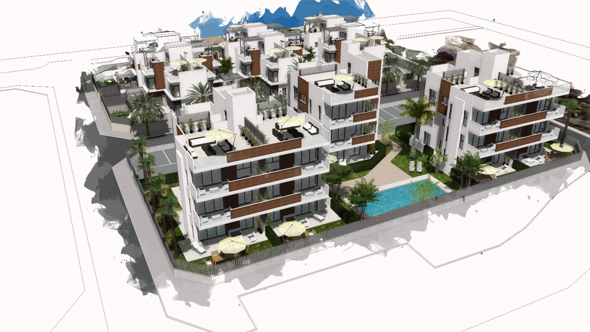 New Build - Apartment - Santiago de la Ribera - Villas Barnuevo