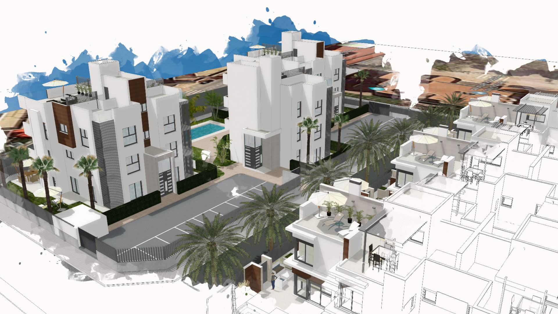 New Build - Apartment - Santiago de la Ribera - Villas Barnuevo