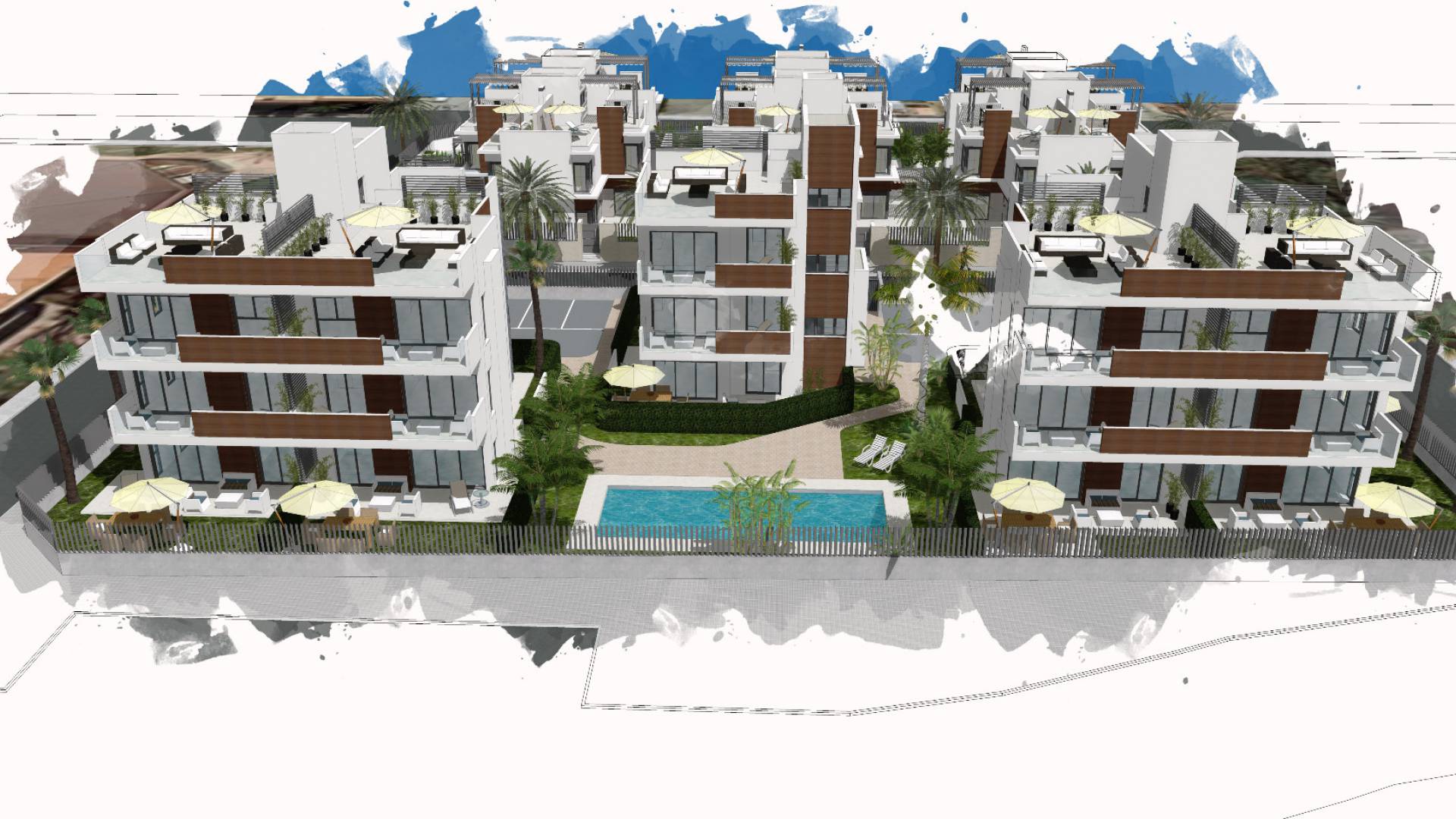 New Build - Apartment - Santiago de la Ribera - Villas Barnuevo