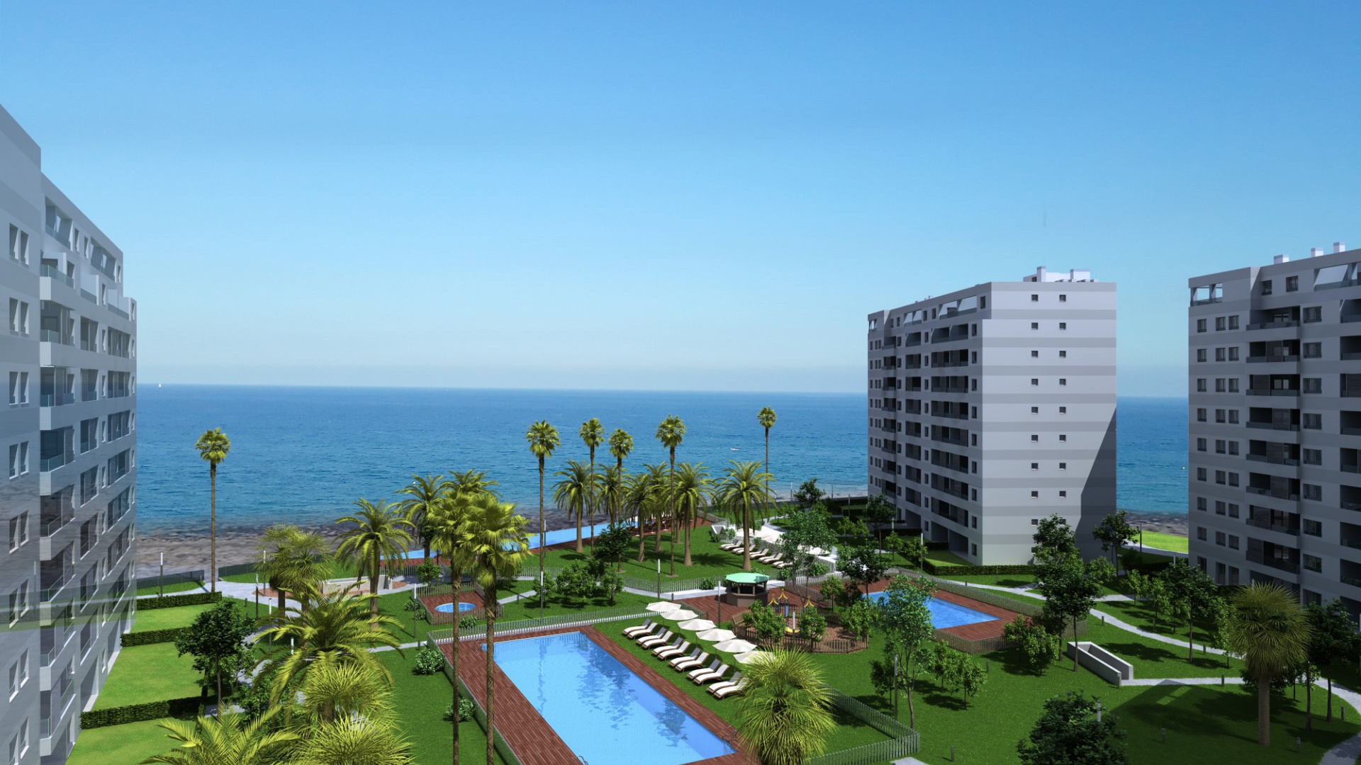 Posidonia Punta Prima frontline new build apartments for sal