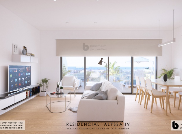 Nybyggnad - Lägenhet - Torre de la Horadada - El Mojon