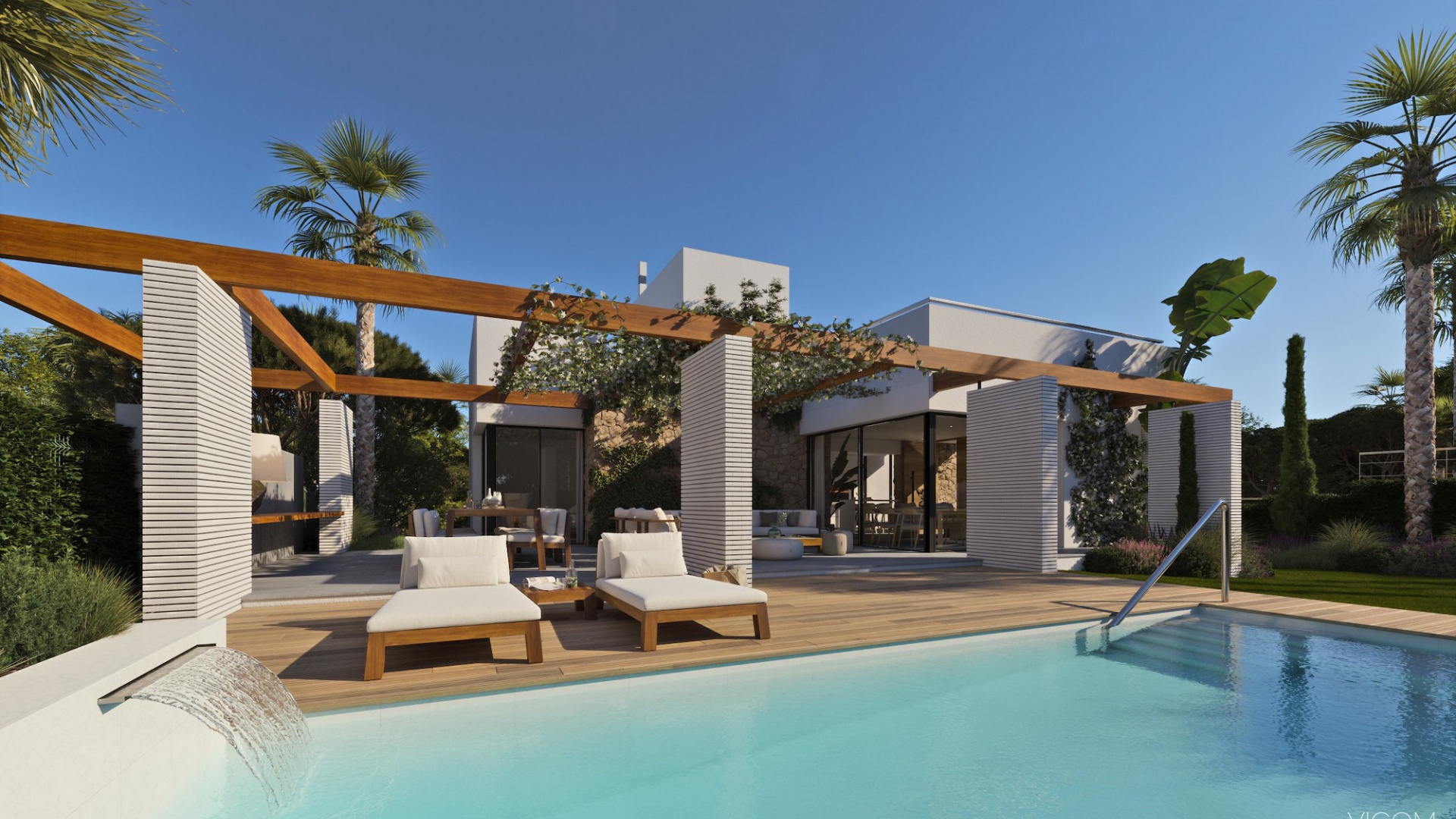 Luxury detached new villa Cabo Roig with pool