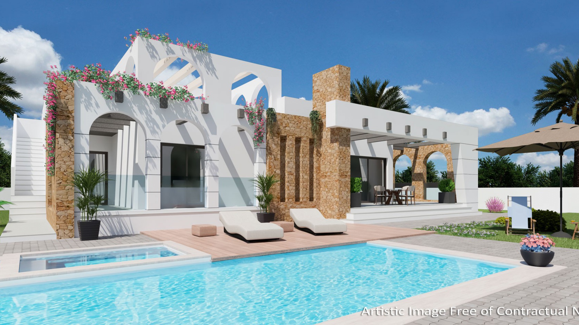 Luxury new build villa with pool in Quesada Spain
