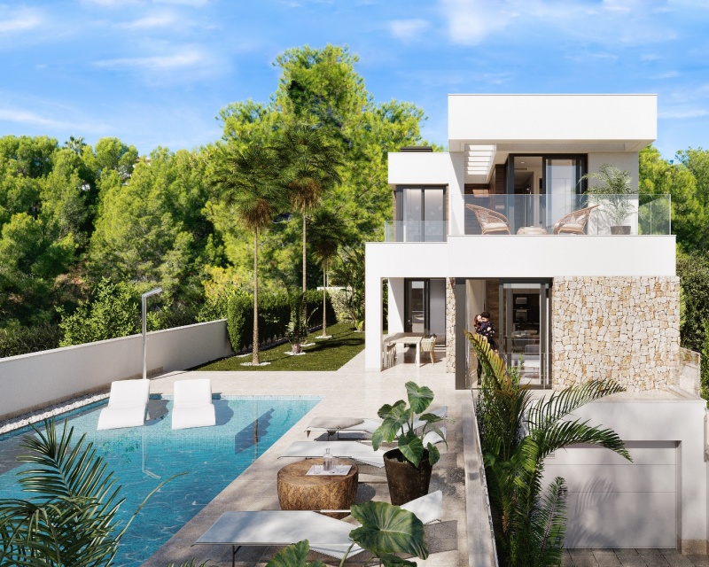 Villa - Nouvelle construction - Benidorm - Sierra Cortina