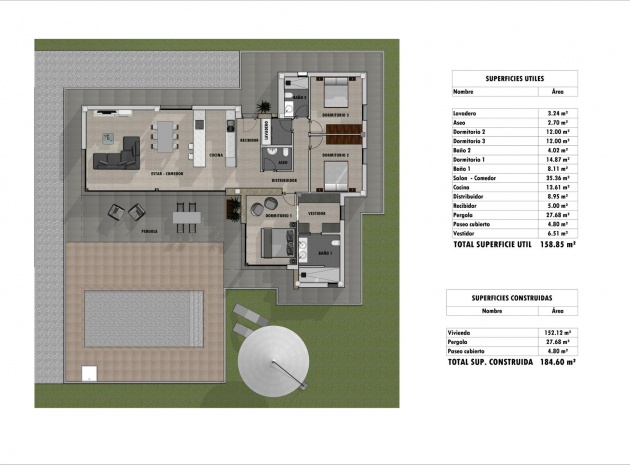 Neubau - Villa - Torre Pacheco - Pinoso - El Pinós