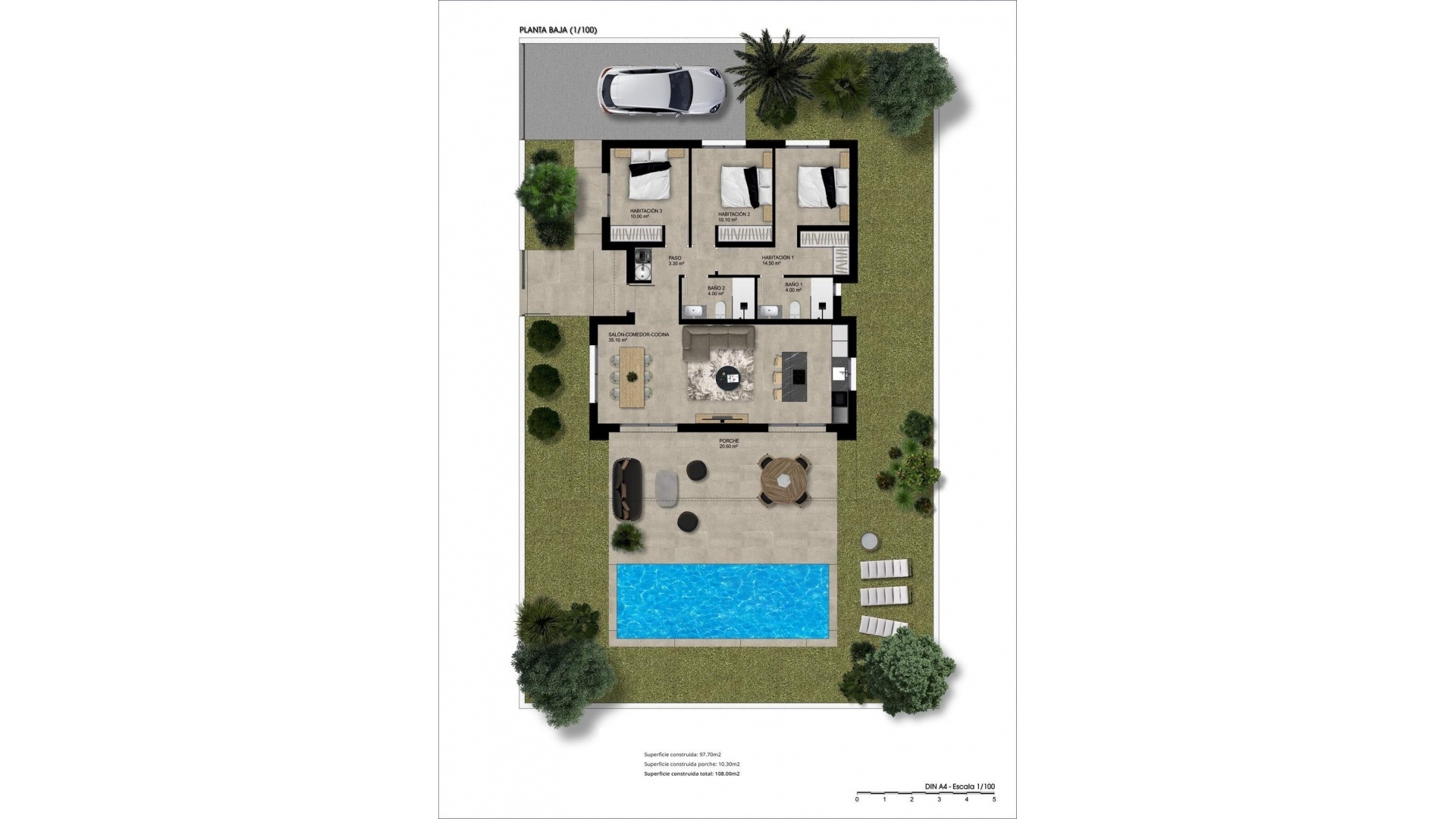 Neubau - Villa - Hondón de las Nieves - La Solana