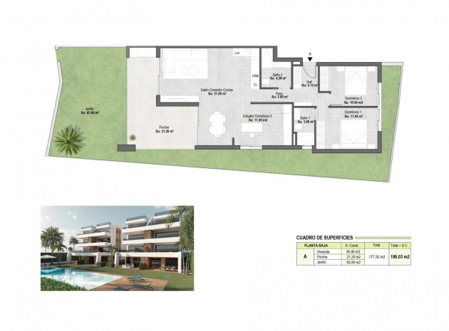 Neubau - Wohnung - Alhama De Murcia - Condado De Alhama Resort