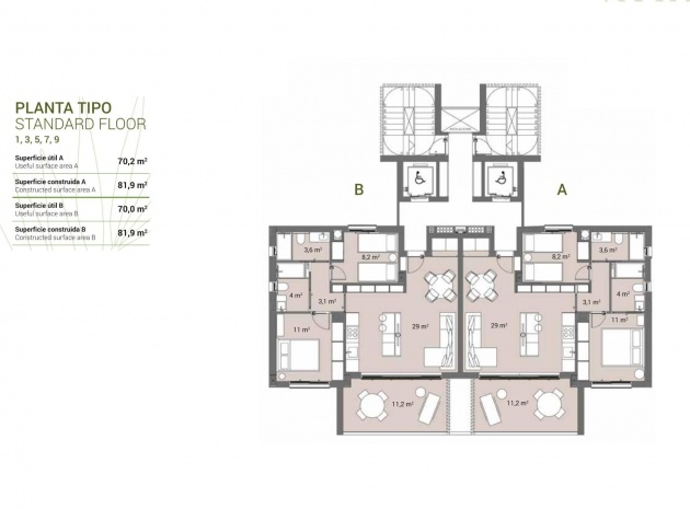 Nieuw gebouw - Appartement - Guardamar del Segura - Pueblo