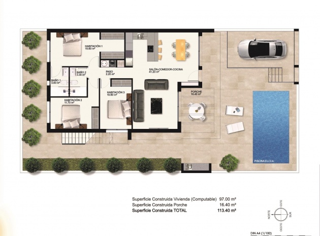 Nieuw gebouw - Villa - Rojales - Ciudad Quesada