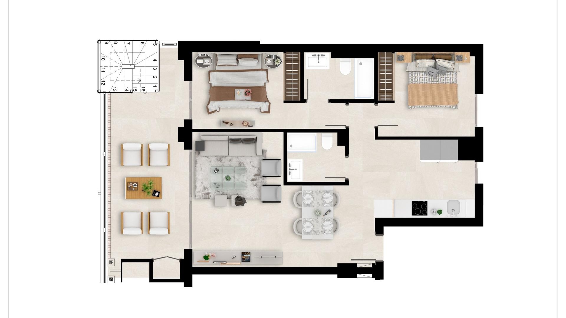 Neubau - Wohnung - Mijas - Calanova