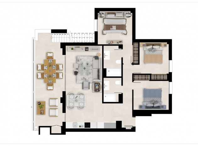 Nybyggnad - Lägenhet - Mijas - Calanova