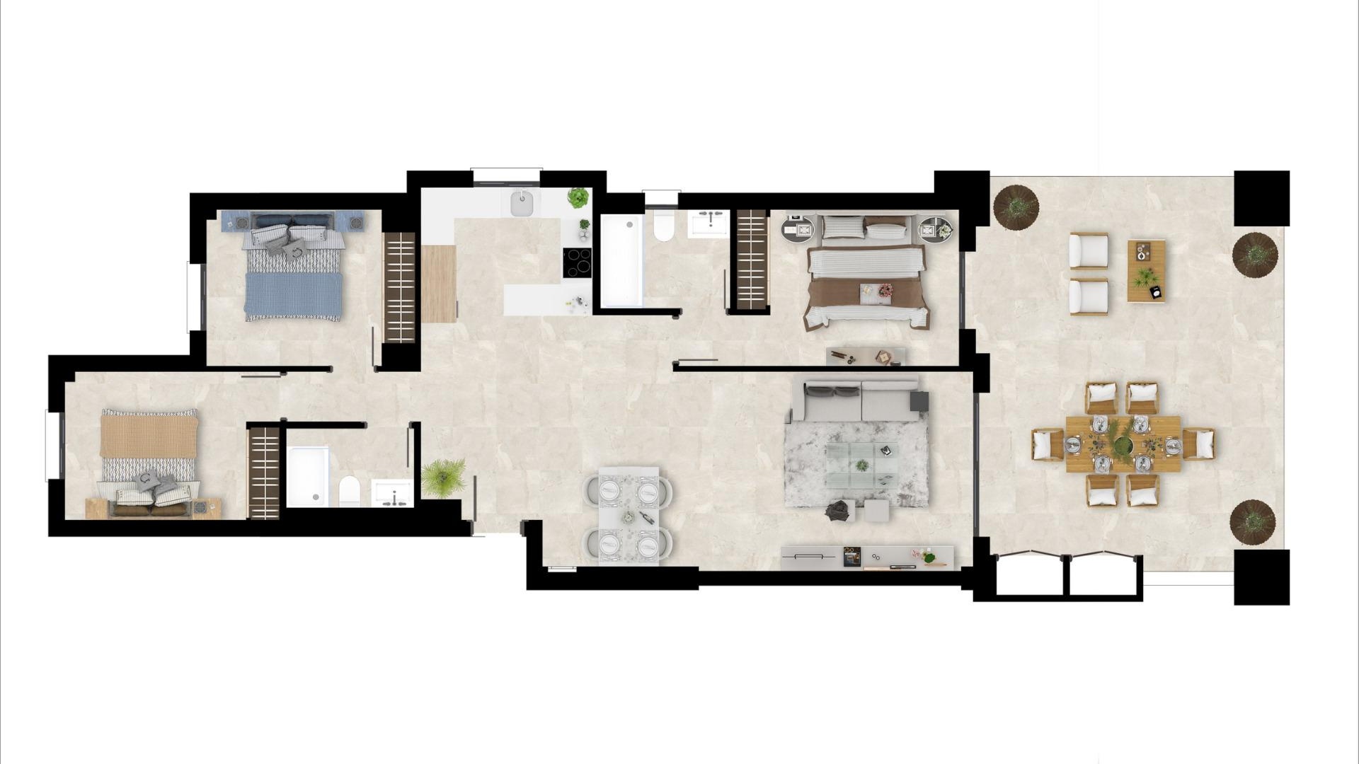 New Build - Apartment - Casares - Casares Playa