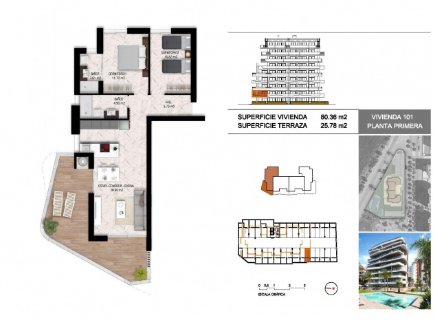 Nybyggnad - Lägenhet - Guardamar del Segura - Puerto